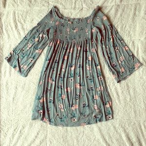 Off the shoulder dress